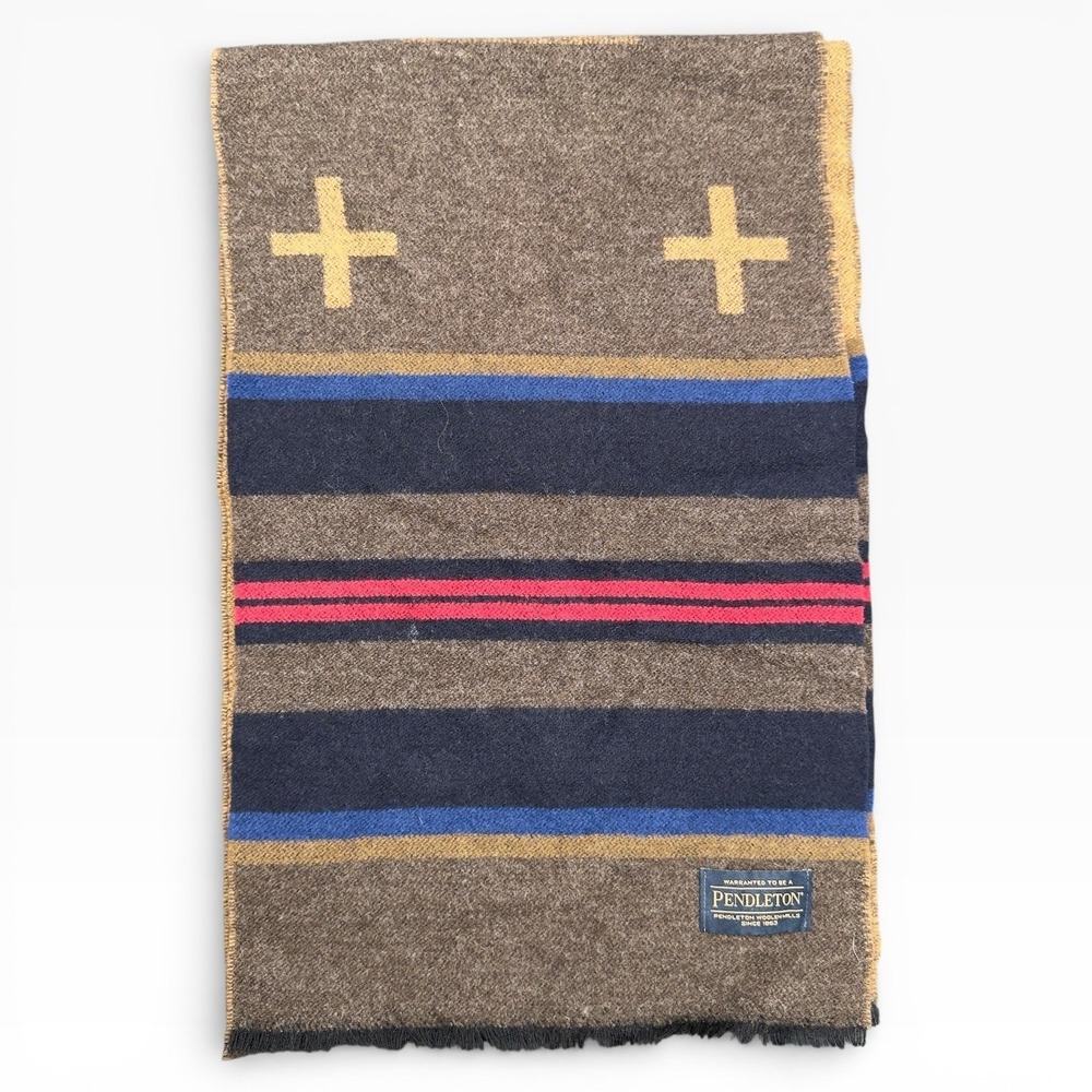 Pendleton 100% Virgin Wool Southwest Design Scarf - Picture 1 of 6
